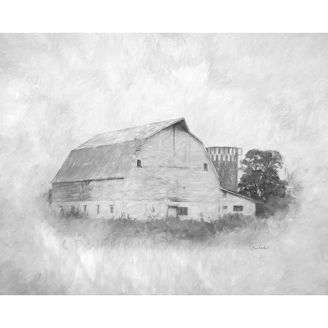 Somewhere in Missouri II White Modern Wood Framed Art Print by Murdock, Ramona