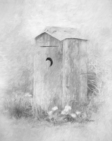 Outdoor Plumbing II White Modern Wood Framed Art Print with Double Matting by Murdock, Ramona