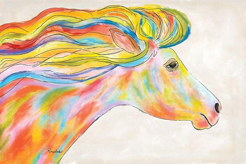 Born this Way White Modern Wood Framed Art Print with Double Matting by Murdock, Ramona