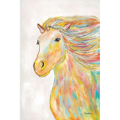 Into the Wind White Modern Wood Framed Art Print by Murdock, Ramona