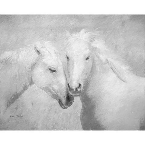 So Happy Together White Modern Wood Framed Art Print by Murdock, Ramona