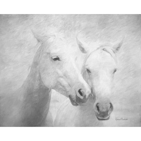 Better Together Black Modern Wood Framed Art Print with Double Matting by Murdock, Ramona