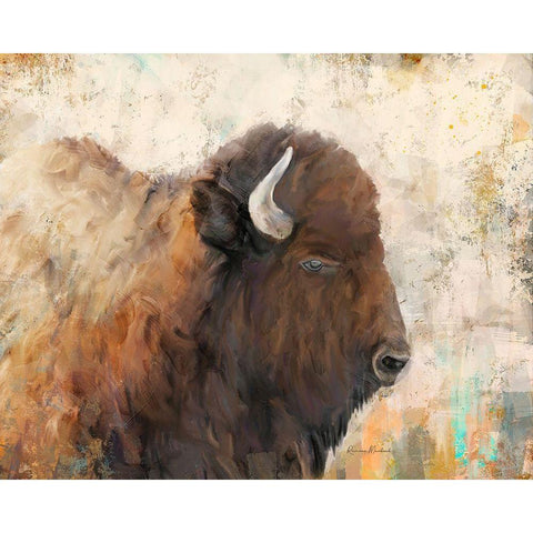 Bless the Beast White Modern Wood Framed Art Print by Murdock, Ramona