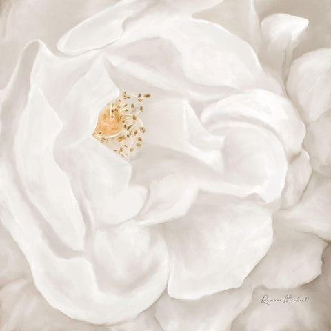 Neutral Rose No. 2 Black Modern Wood Framed Art Print with Double Matting by Murdock, Ramona