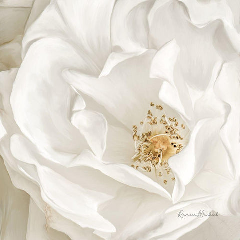 Neutral Rose No. 3 Black Modern Wood Framed Art Print with Double Matting by Murdock, Ramona