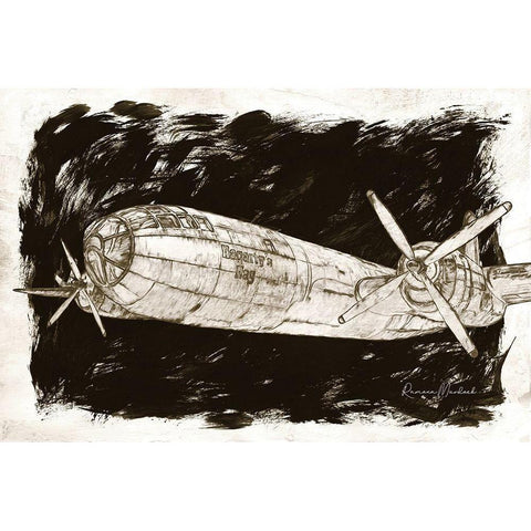 Hagertys Old Hag White Modern Wood Framed Art Print by Murdock, Ramona