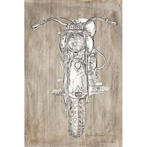 Dream Cycle No. 2 Black Modern Wood Framed Art Print with Double Matting by Murdock, Ramona