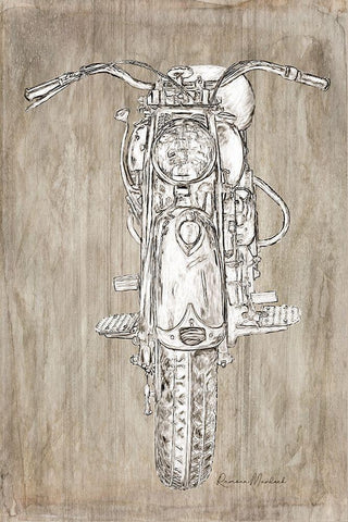 Dream Cycle No. 2 Black Ornate Wood Framed Art Print with Double Matting by Murdock, Ramona