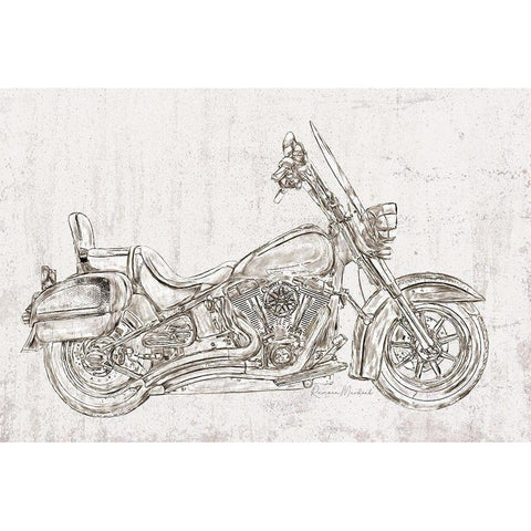 Sweet Ride No. 2 Black Modern Wood Framed Art Print by Murdock, Ramona