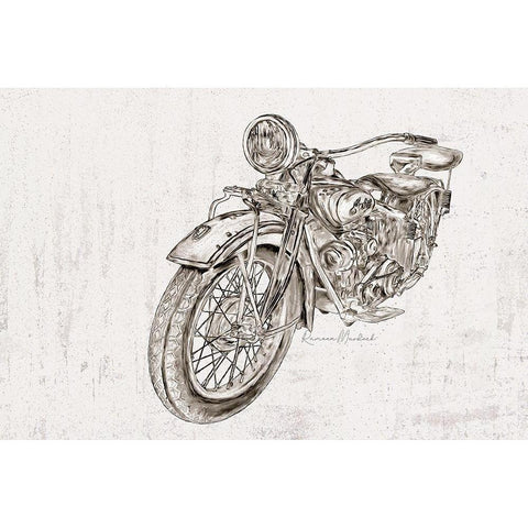 Sweet Ride No. 6 Black Modern Wood Framed Art Print by Murdock, Ramona