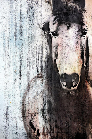 Old Soul White Modern Wood Framed Art Print with Double Matting by Murdock, Ramona