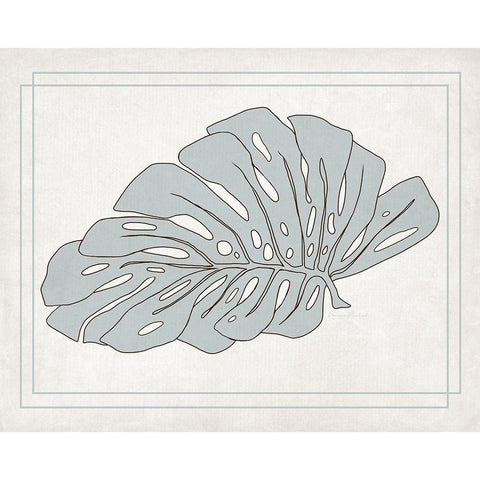 Tropical Monstera I Gold Ornate Wood Framed Art Print with Double Matting by Murdock, Ramona