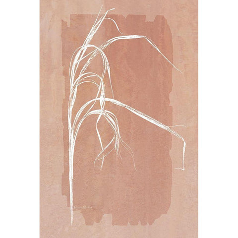 Fall Grasses No. 1 Gold Ornate Wood Framed Art Print with Double Matting by Murdock, Ramona