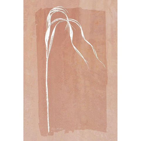 Fall Grasses No. 3 Black Modern Wood Framed Art Print with Double Matting by Murdock, Ramona