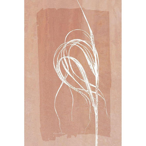 Fall Grasses No. 4 Gold Ornate Wood Framed Art Print with Double Matting by Murdock, Ramona