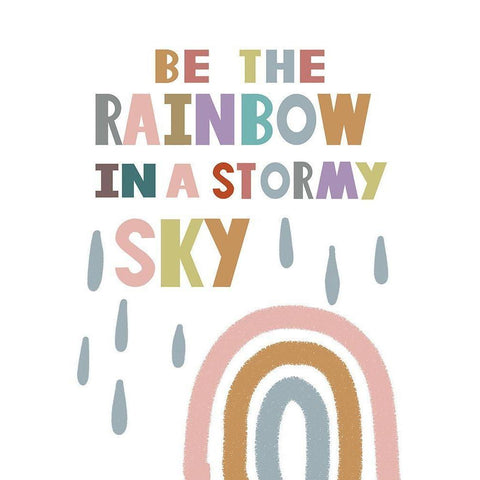 Be the Rainbow Gold Ornate Wood Framed Art Print with Double Matting by Murdock, Ramona