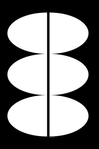 Bumps on a Log Black Ornate Wood Framed Art Print with Double Matting by Murdock, Ramona