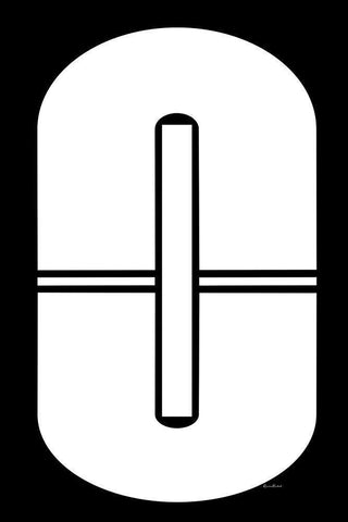 Oh Oh Oh Black Ornate Wood Framed Art Print with Double Matting by Murdock, Ramona