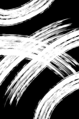 Swashbuckles White Modern Wood Framed Art Print with Double Matting by Murdock, Ramona