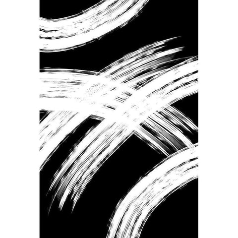 Swashbuckles Black Modern Wood Framed Art Print by Murdock, Ramona