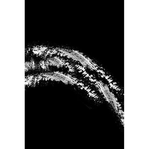 Splash Black Modern Wood Framed Art Print by Murdock, Ramona