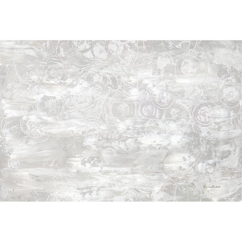 Frosty Abstract I Gold Ornate Wood Framed Art Print with Double Matting by Murdock, Ramona