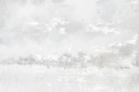 Neutral Abstract III Black Ornate Wood Framed Art Print with Double Matting by Murdock, Ramona