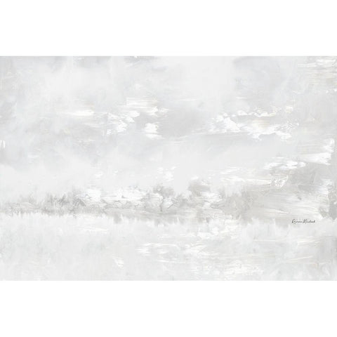 Neutral Abstract III Gold Ornate Wood Framed Art Print with Double Matting by Murdock, Ramona