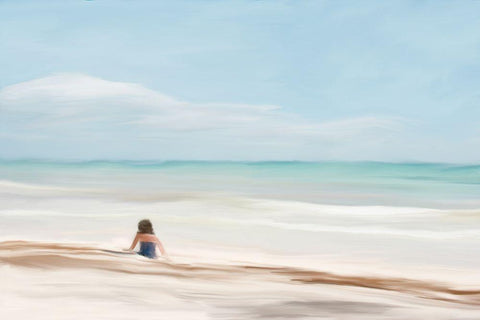 Tinas World Black Ornate Wood Framed Art Print with Double Matting by Murdock, Ramona