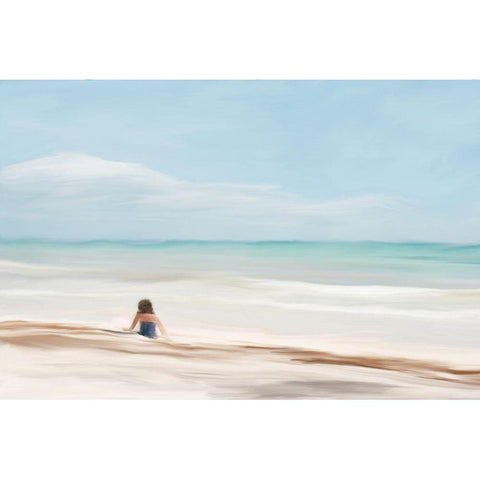 Tinas World White Modern Wood Framed Art Print by Murdock, Ramona