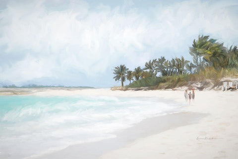 Three Sisters White Modern Wood Framed Art Print with Double Matting by Murdock, Ramona