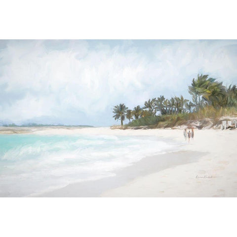 Three Sisters Black Modern Wood Framed Art Print by Murdock, Ramona