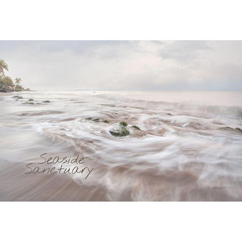 Seaside Sanctuary White Modern Wood Framed Art Print by Murdock, Ramona