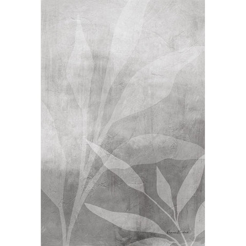 Leafy Parts No. 2 White Modern Wood Framed Art Print by Murdock, Ramona