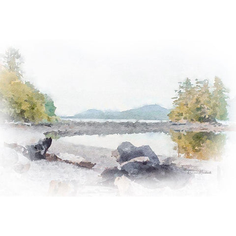 Ketchikan Inlet II Black Modern Wood Framed Art Print by Murdock, Ramona