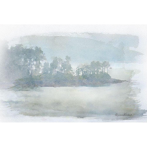 Inside Passage No. 1 Black Modern Wood Framed Art Print by Murdock, Ramona