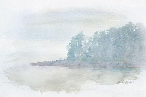 Inside Passage No. 2 White Modern Wood Framed Art Print with Double Matting by Murdock, Ramona