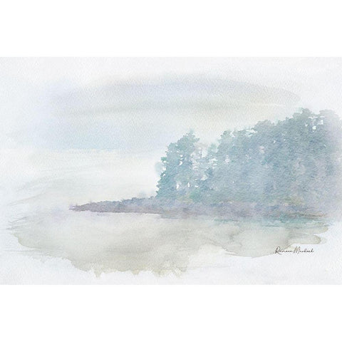 Inside Passage No. 2 White Modern Wood Framed Art Print by Murdock, Ramona