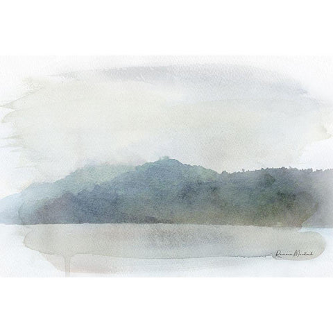 Inside Passage No. 3 White Modern Wood Framed Art Print by Murdock, Ramona