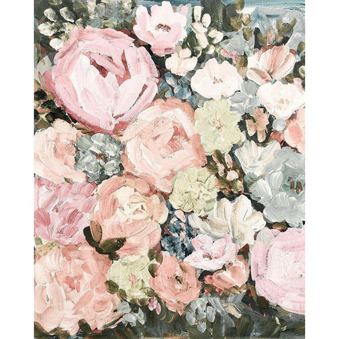 Faded Beauty No. 1 White Modern Wood Framed Art Print by Murdock, Ramona