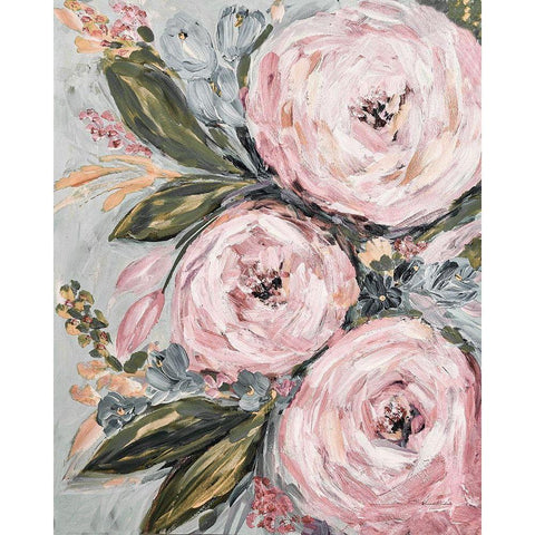 Garden Glories No. 1 White Modern Wood Framed Art Print by Murdock, Ramona