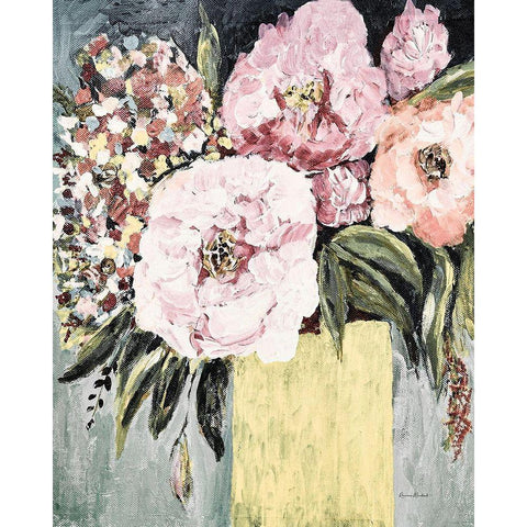 Garden Glories No. 3 Black Modern Wood Framed Art Print with Double Matting by Murdock, Ramona
