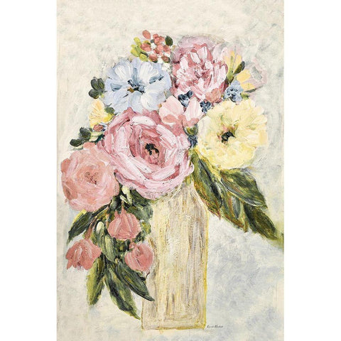 Garden Glories No. 6 Black Modern Wood Framed Art Print by Murdock, Ramona