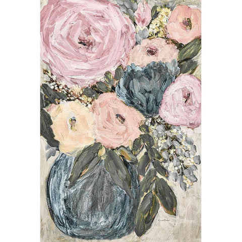 Garden Glories No. 7 Gold Ornate Wood Framed Art Print with Double Matting by Murdock, Ramona