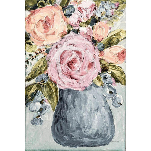 Garden Glories No. 8 Black Modern Wood Framed Art Print by Murdock, Ramona