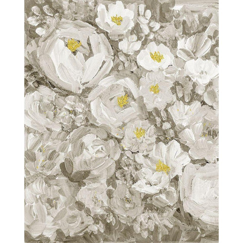 Glitter Garden No. 1 Black Modern Wood Framed Art Print by Murdock, Ramona