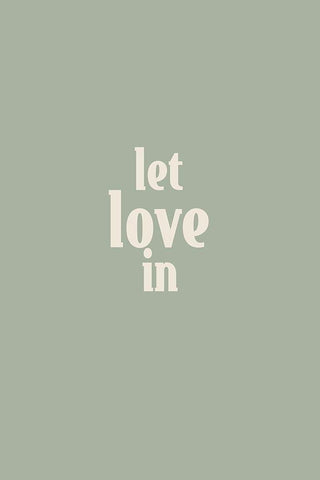 Let Love in No. 4 Black Ornate Wood Framed Art Print with Double Matting by Murdock, Ramona