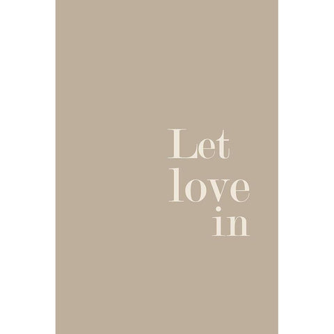 Let Love in No. 5 Gold Ornate Wood Framed Art Print with Double Matting by Murdock, Ramona