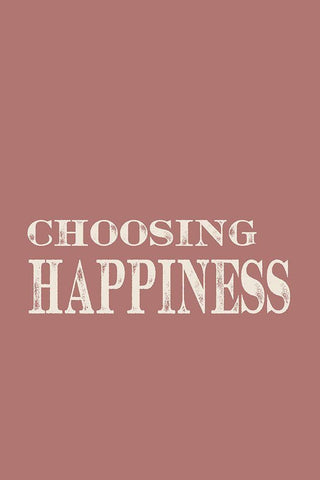 Choosing Happiness No. 1 Black Ornate Wood Framed Art Print with Double Matting by Murdock, Ramona