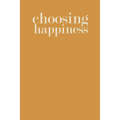 Choosing Happiness No. 2 Gold Ornate Wood Framed Art Print with Double Matting by Murdock, Ramona